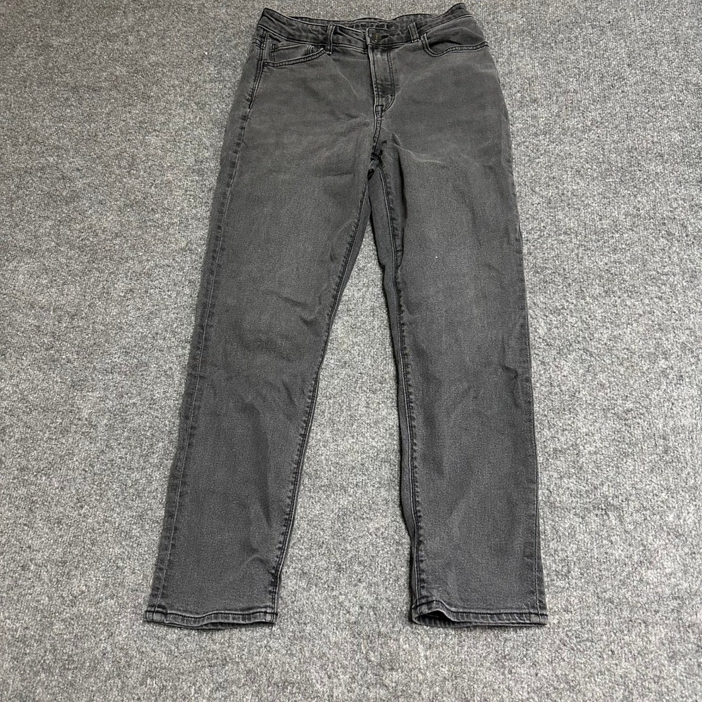 American Eagle Jeans Womens Size 6 Black Viscose Blend Stretch Regular Denim